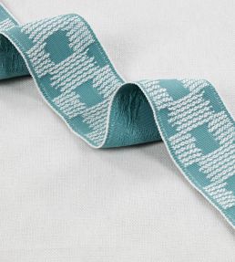 Ikat Border Trimming by Villa Nova Teal