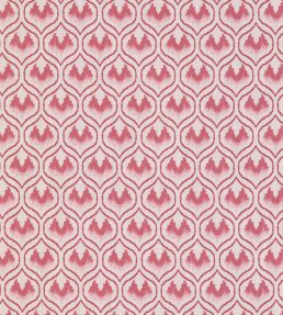 Ikat Heart Fabric by Barneby Gates Oxblood