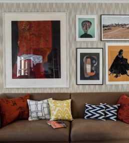 Ikat Wallpaper by Langelid Von Bromssen Cinnamon