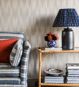 Ikat Wallpaper by Langelid Von Bromssen Linen