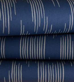 Ikat Wallpaper by Langelid Von Bromssen Midnight Blue