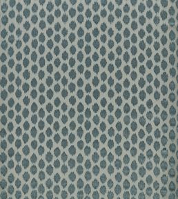 Ikat Spot Fabric by Zoffany Blue Stone