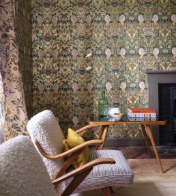 Ikebana Damask Wallpaper by Designers Guild Gilver