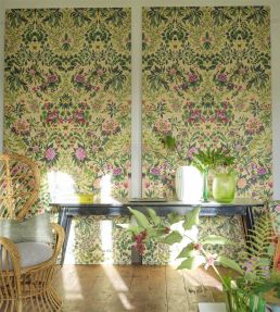 Ikebana Grande Mural by Designers Guild Fuchsia