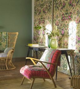 Ikebana Grande Mural by Designers Guild Fuchsia