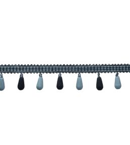 Ilana Beaded Fringe Trimming by Samuel & Sons Night Sky