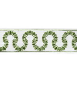 Ilana Embroidered Border Trimming by Samuel & Sons Fern