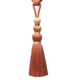 Ilana Single Tassel Tieback Trimming by Samuel & Sons Coral