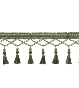 Ilana Tassel Fringe Trimming by Samuel & Sons Evergreen