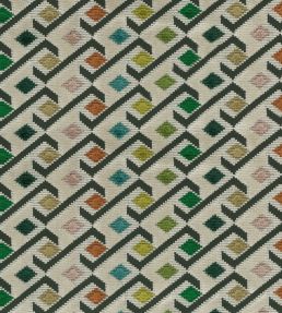 Ilaria Fabric by Osborne & Little Grass/Chartreuse/Brick