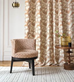 Illinois Fabric by Camengo Black & White