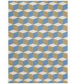 Layered Illusion rug Blue Sandstone ILLBS180270 Blue Sandstone