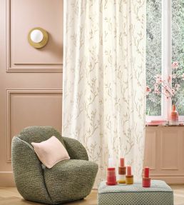 Valentine Fabric by Camengo Bronze
