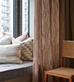 Imani Fabric by Christopher Farr Cloth Terracotta