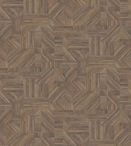 Imbrication Wallpaper by Casamance Sepia