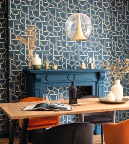 Impass Wallpaper by Caselio Golden Beige