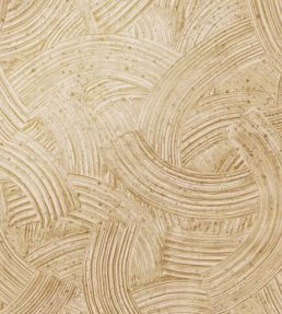 Impasto Wallpaper by Arte Light Gold