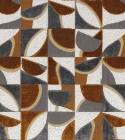 Impatient Fabric by Casamance Ambre Acier