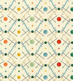 Improvisation number 1 Fabric by Ottoline Blue