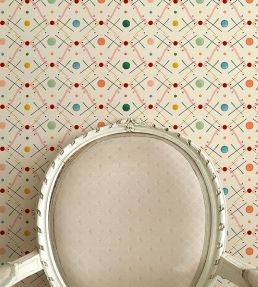 Improvisation number 1 Wallpaper by Ottoline Pink
