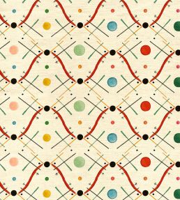 Improvisation number 1 Fabric by Ottoline Red