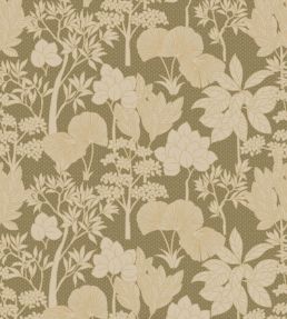 Inara Wallpaper by Casamance Kaki/Dore