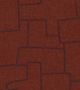 Inca Wallpaper by Casadeco Amarena