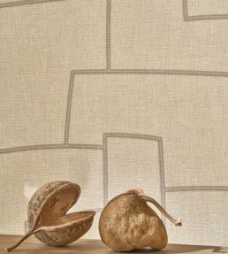 Inca Wallpaper by Casadeco Beige Lin