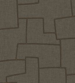 Inca Wallpaper by Casadeco Noir Fusain