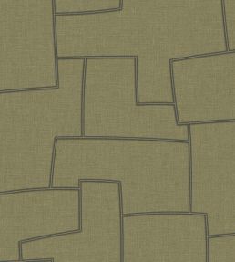 Inca Wallpaper by Casadeco Vert Kaki