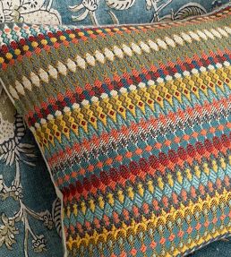 Inca Fabric by Ian Sanderson Rosy Grey