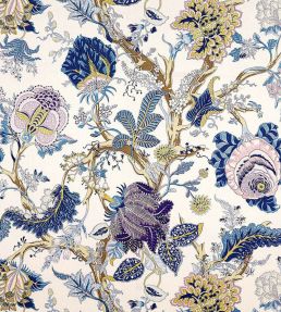 Indian Arbre Fabric by Schumacher Hyacinth