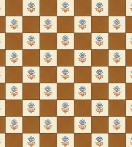 Indian Checks Wallpaper by Ottoline Caramel
