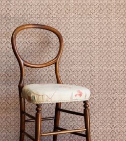 Indian Elephant Wallpaper by Barneby Gates Chocolate Blush