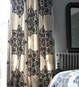Indian Loop Fabric by Morris & Co Indigo