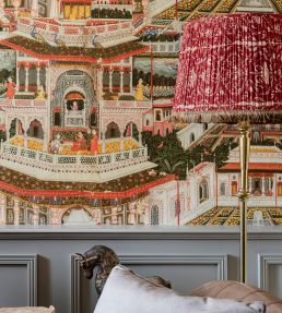 Indian Palace Wallpaper by MINDTHEGAP Taupe