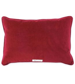 Indian Stripe Cushion 60 x 40cm by Barneby Gates Snug Red