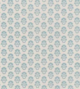 Indian Wells Fabric by Thibaut Spa Blue