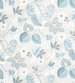 Indienne Hazel Wallpaper by Anna French Spa Blue