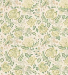 Indienne Tree Fabric by George & Minnie Emerald