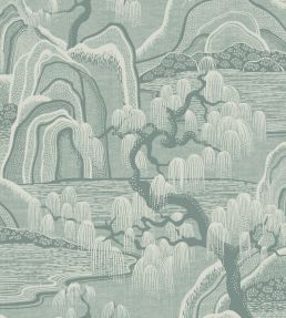 Indigo Garden Wallpaper by Borastapeter Turquoise