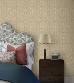 Indus Flower Wallpaper by GP & J Baker Aqua