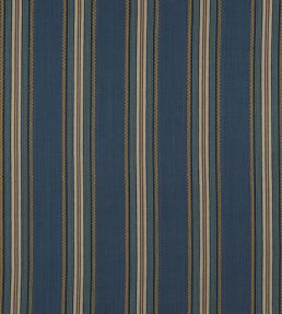 Indus Stripe Fabric by Jane Churchill Cobalt / Blue