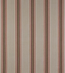 Indus Stripe Fabric by Jane Churchill Red / Green