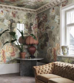 Ines Mural by Sandberg Sage Green