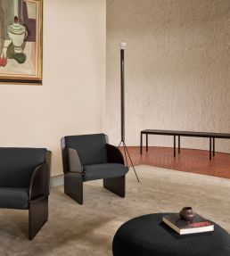 Infinity Boucle Fabric by Zimmer + Rohde Deep Charcoal