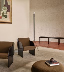 Infinity Boucle Fabric by Zimmer + Rohde Earth Brown