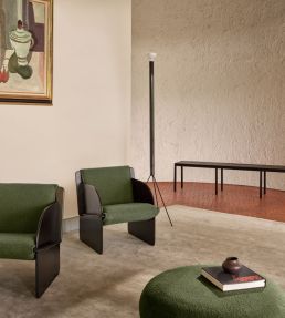 Infinity Boucle Fabric by Zimmer + Rohde Earth Green