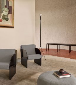 Infinity Boucle Fabric by Zimmer + Rohde Fossil Grey
