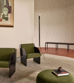 Infinity Boucle Fabric by Zimmer + Rohde Warm Green